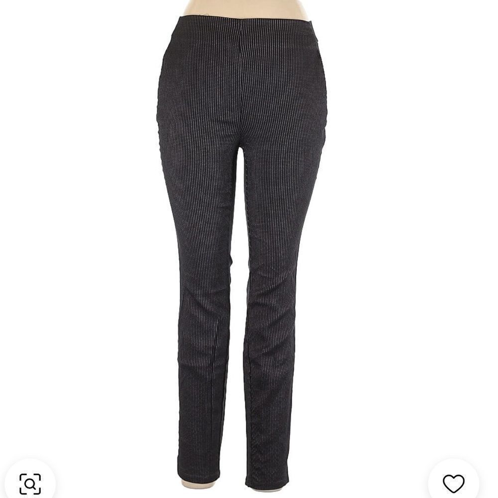 Simply Vera Vera Wang Charcoal Pinstripe Skinny Pants